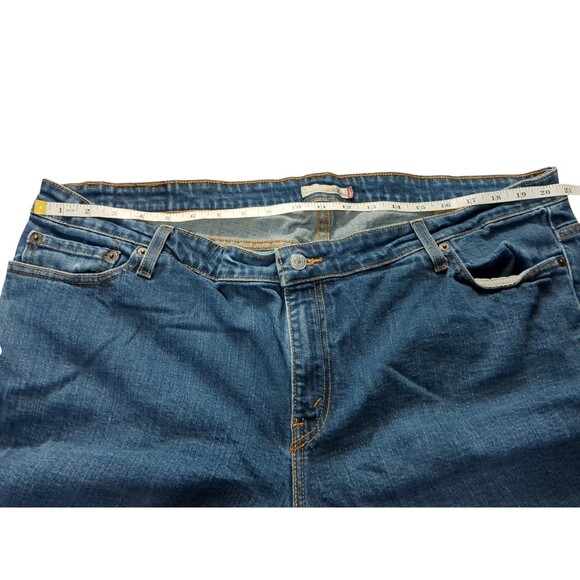 Levis Womens 509 Vitg Orange Tab Jeans Blue Stretch Frayed Hem Denim 20W Med - Picture 5 of 11